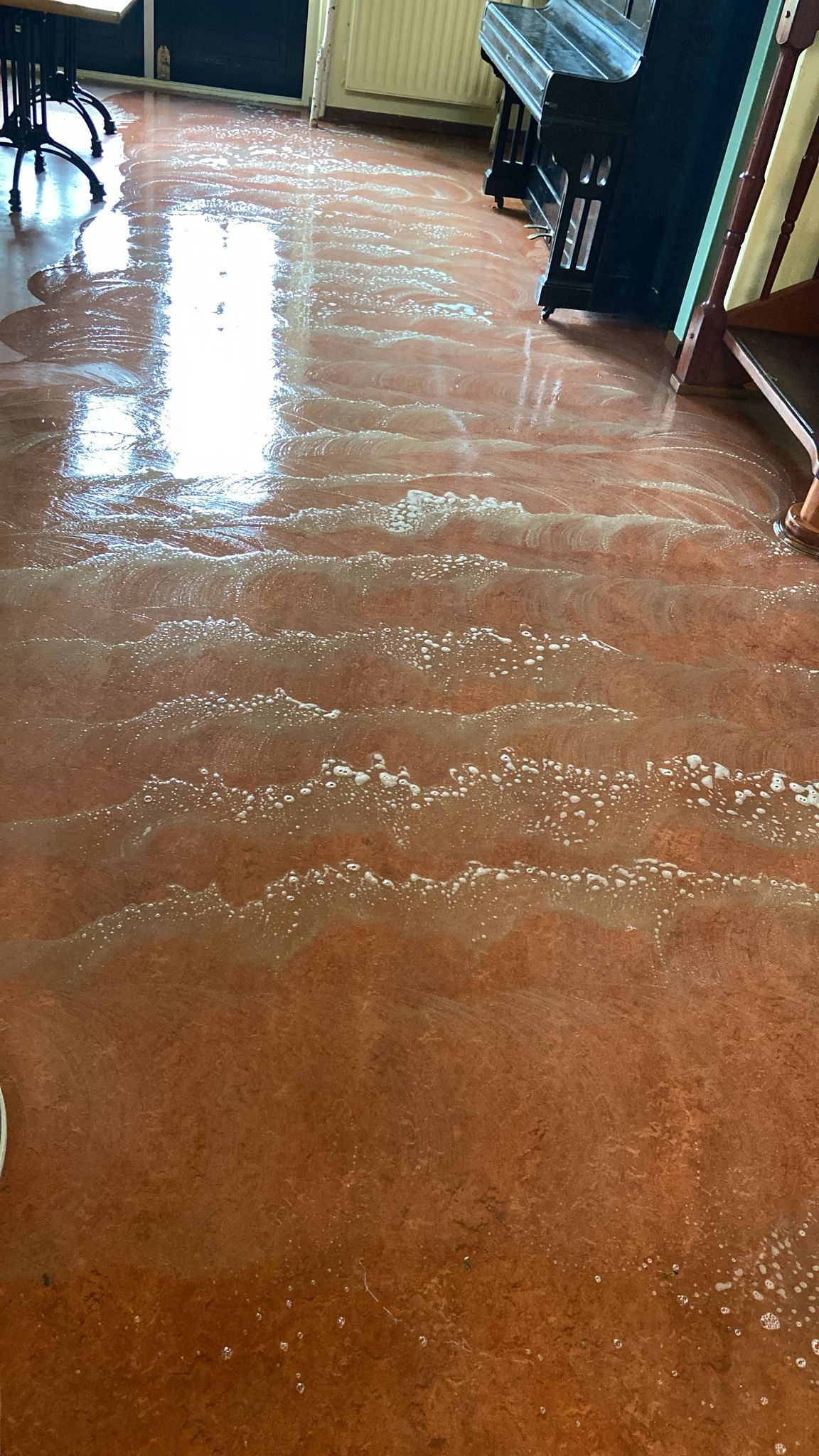 Machinaal reinigen topstrippen